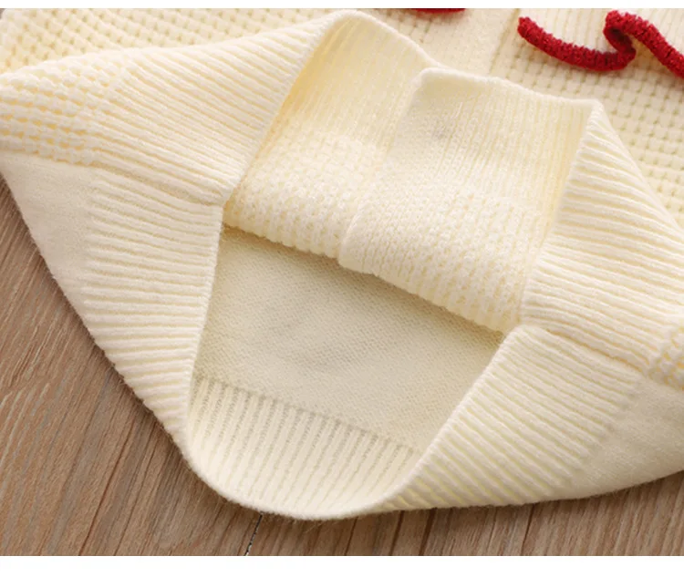Girls Knitted Clothing Sets Spring Autumn Children Woolen Jersey Sweaters Coats Skirts Party Dress Suit For Baby Outfits Kids 6Y