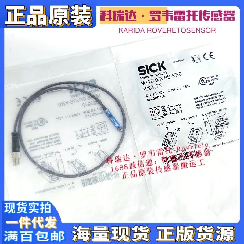 

2025 MZT6-03VPS-KR0 genuine original 1023972 German SICK magnetic switch cylinder induction sensor