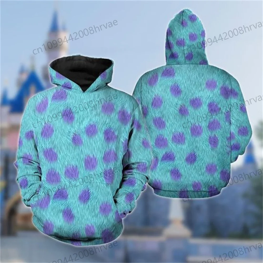 قمصان أزياء Monsters, Inc.، سترات جيمس بي سوليفان التأثيرية، بلوزات الهالوين ثلاثية الأبعاد للرجال والنساء، وقمصان الشخصيات #6