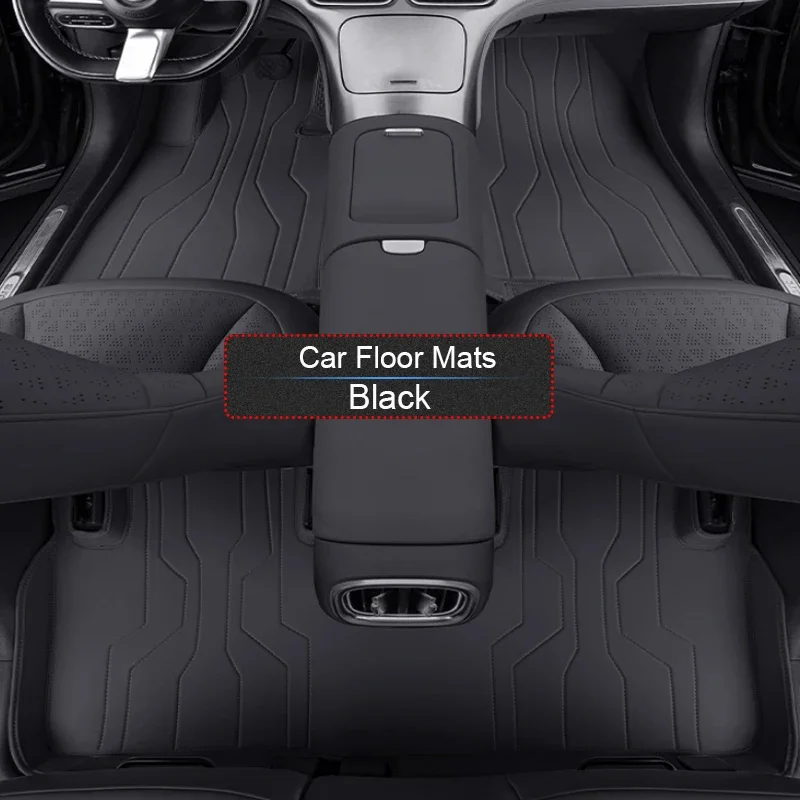 

Custom Nappa Leather Anti-Slip Car Foot Protect Mat Auto Luxury Waterproof Floor Pad Accessory For SMART #1 2023-Present