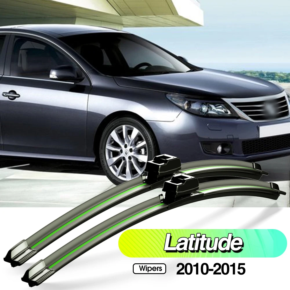 

For Renault Latitude 2010-2015 2pcs Front Windshield Wiper Blades Windscreen Window Accessories 2011 2012 2013 2014