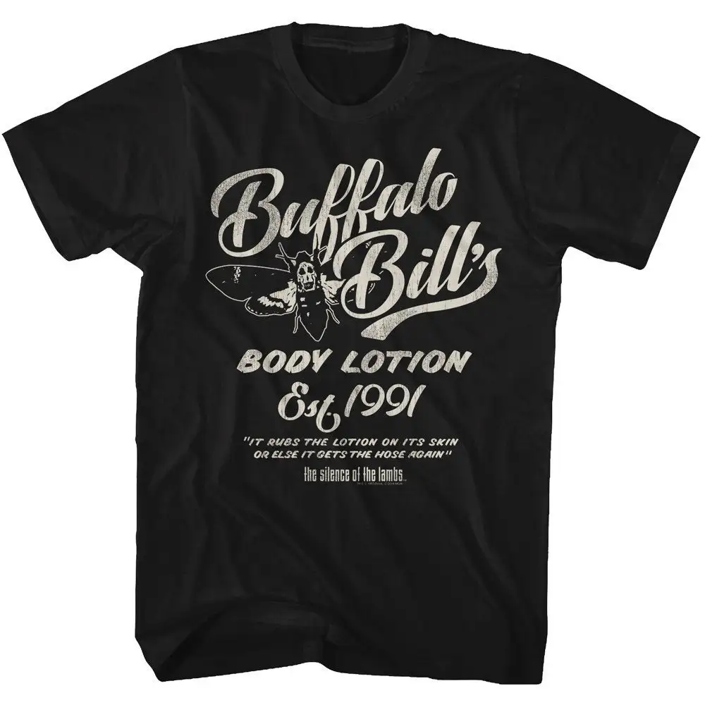 Silence Of The Lambs Body Lotion Black Adult T Shirt