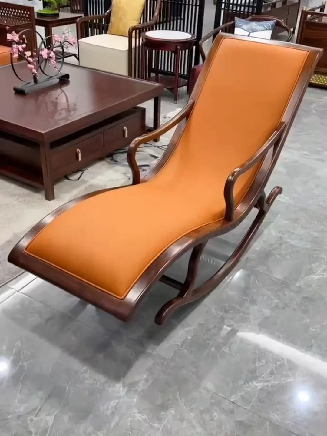 

New Chinese ebony leisure concubine chair