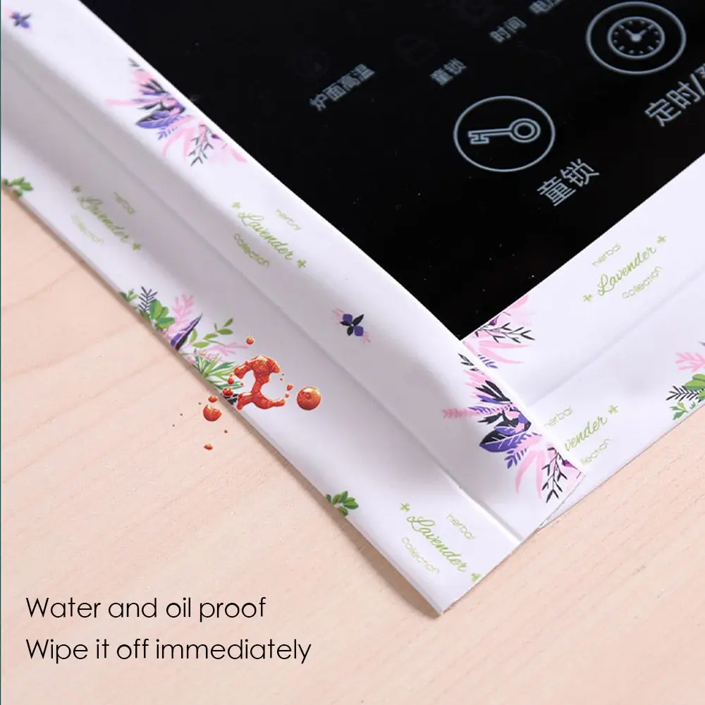 Kitchen Bathroom Sink Edge Self Adhesive Kitchen Waterproof Sealant Tape PVC Sealing Strip Waterproof Strips