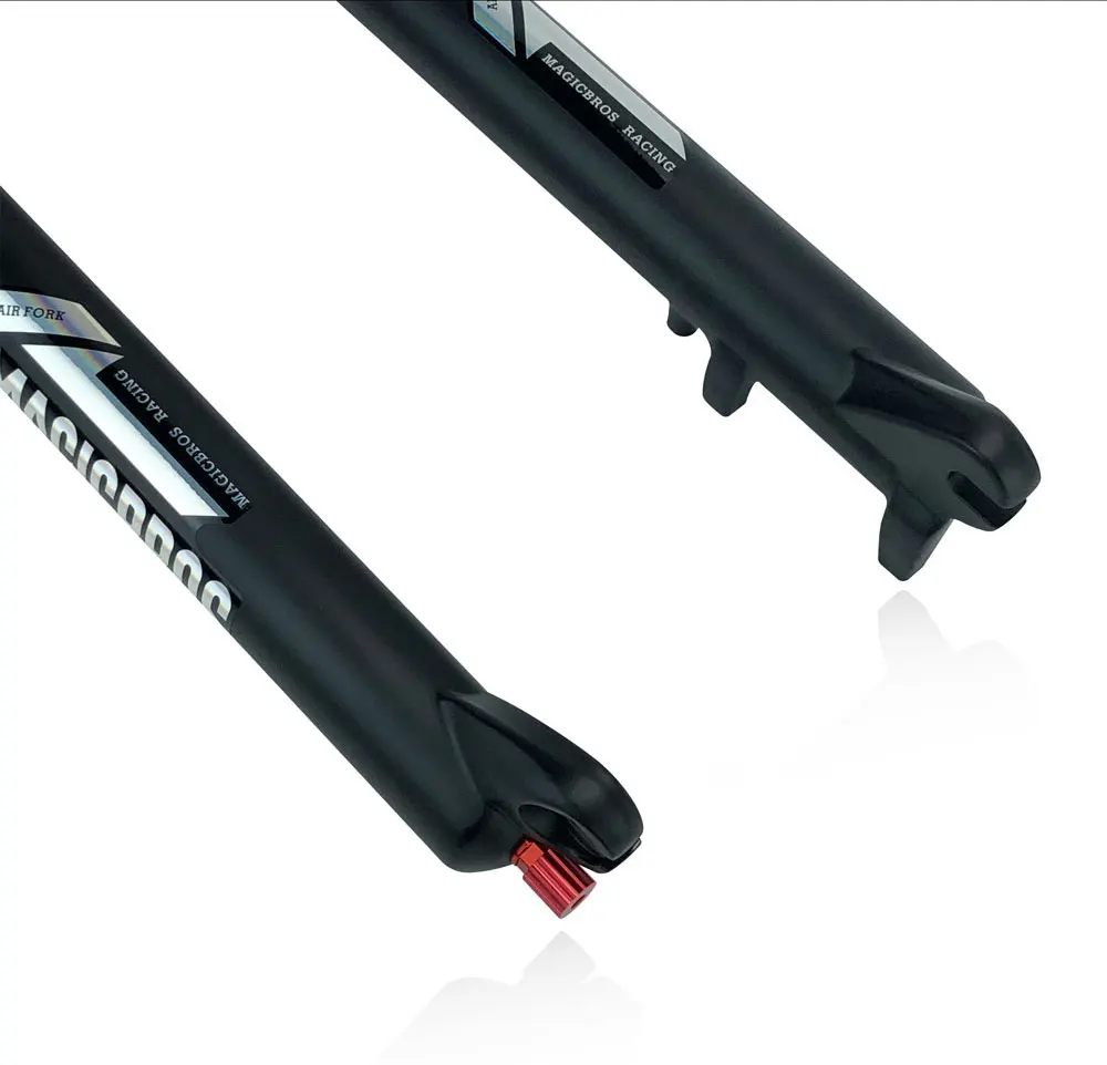 20x4.0 26*4.0 MTB Dual-Motor Luftfederungsgabel QR 9*135mm 15*135mm Strand Schnee Motorrad Elektro E-Bike Doppelkronen-Luftgabel – Detail 8