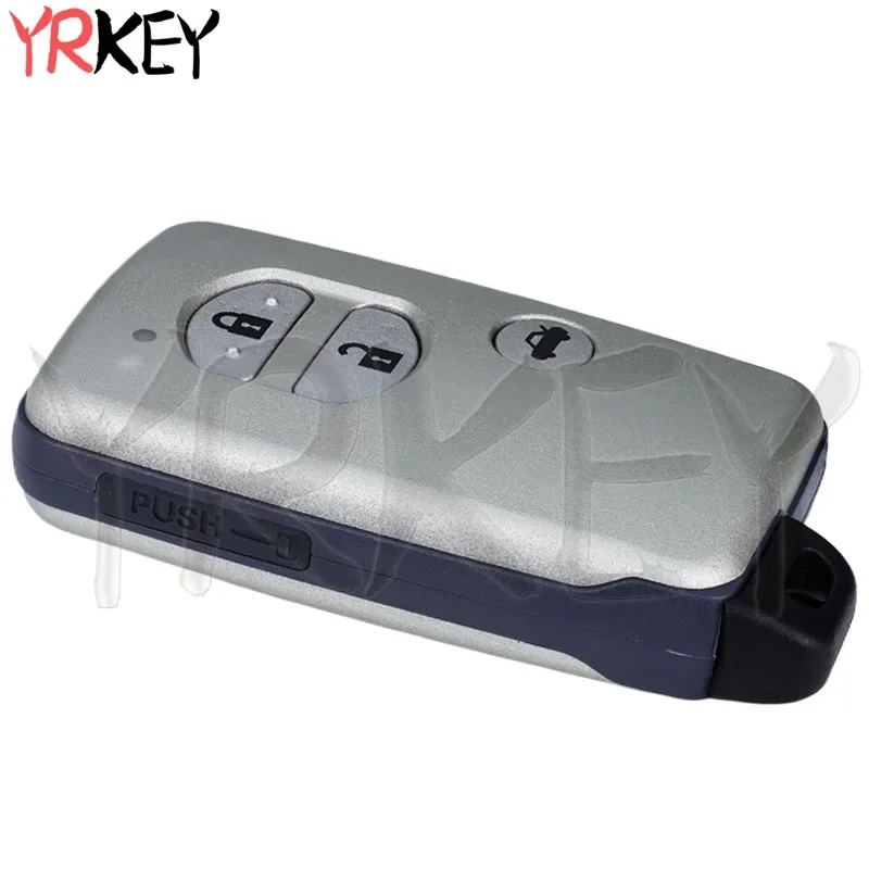 Car Key for Toyota Land Cruiser Prado LC200 2009-2013 2 Buttons B53EA B77EA ASK 433MHZ A433 Smart Remote Auto Key Fob Housing