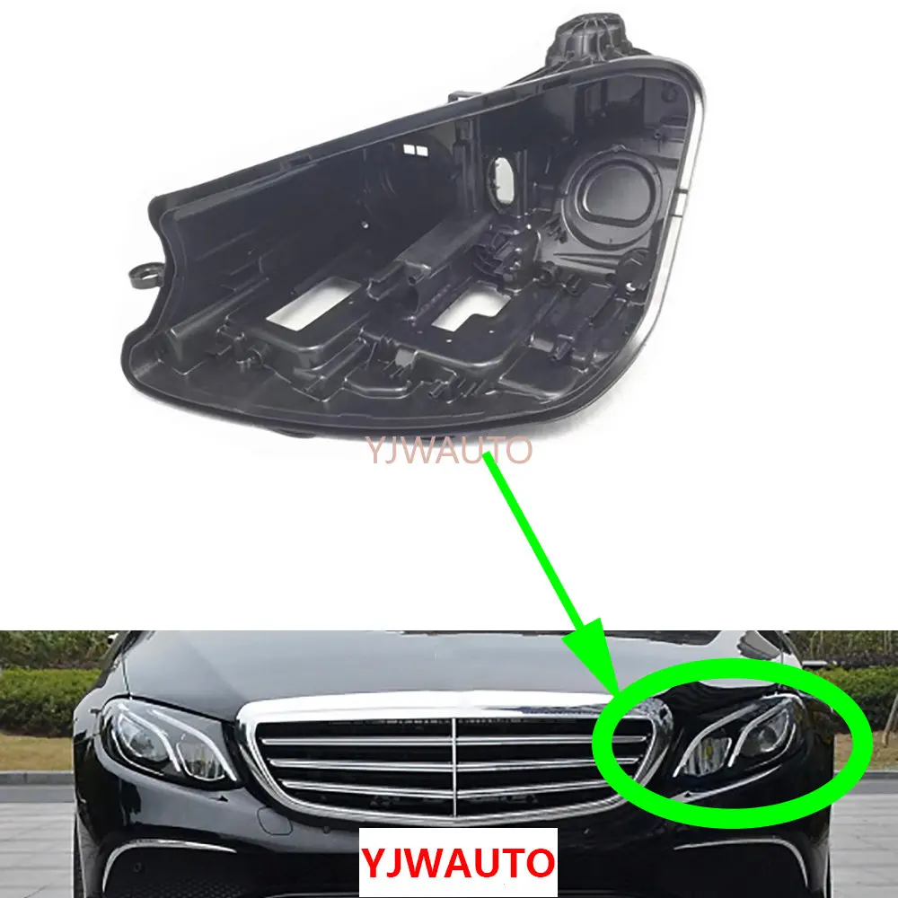 Headlight Base For Mercedes-Benz W213 E-class E260 E300L 2019 2020 Headlamp Support Car Lights Rear Auto Headlight Back House