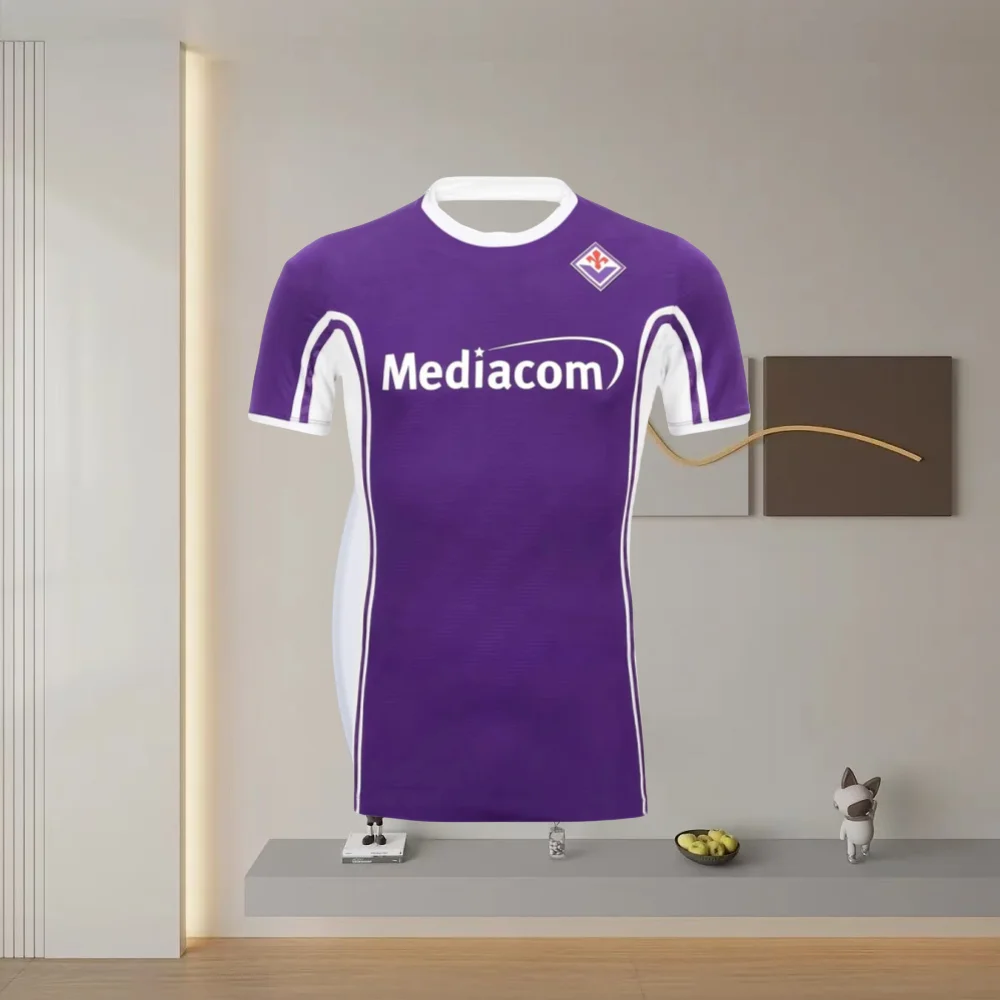 

Лето 2022, домашняя футбольная рубашка с короткими рукавами Florence, тренировочная футбольная форма для детей и взрослых, дышащая футболка большого размера для взрослых