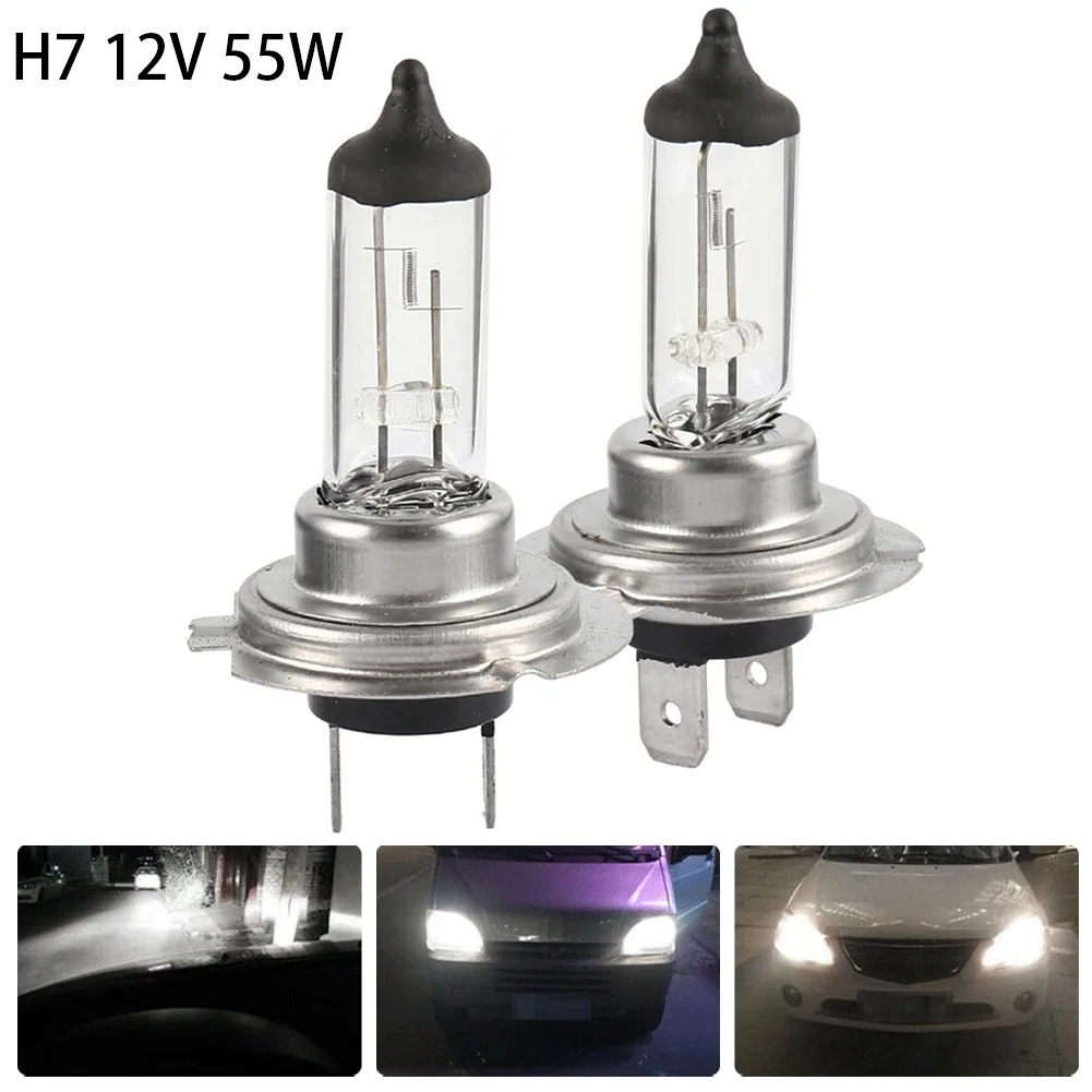 Light H7 Halogen Headlights No Modification Needed H7 High Quality Quartz Texture White 55W High Xenon Gas Filled