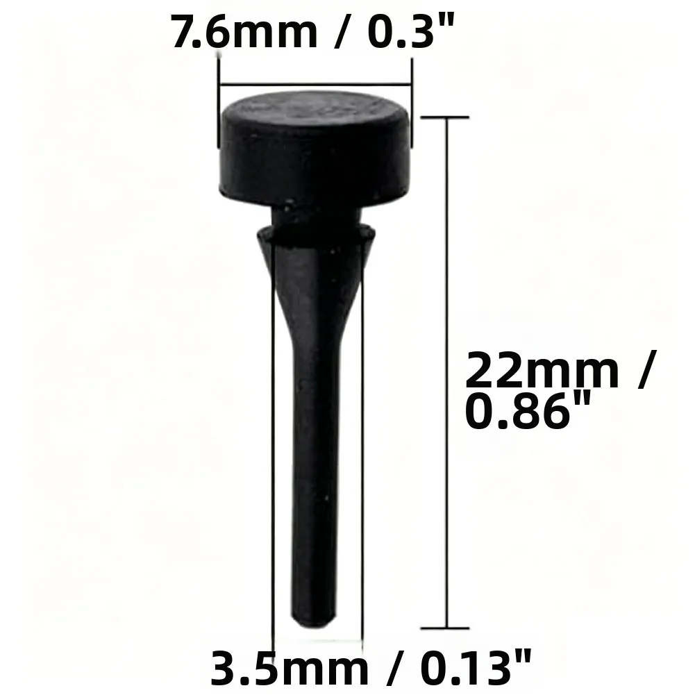 Black Rubber Clip on Bumper Sealing Kit with 160 and 195 Pieces for Automotive Shock Absorption and Vibration Damping