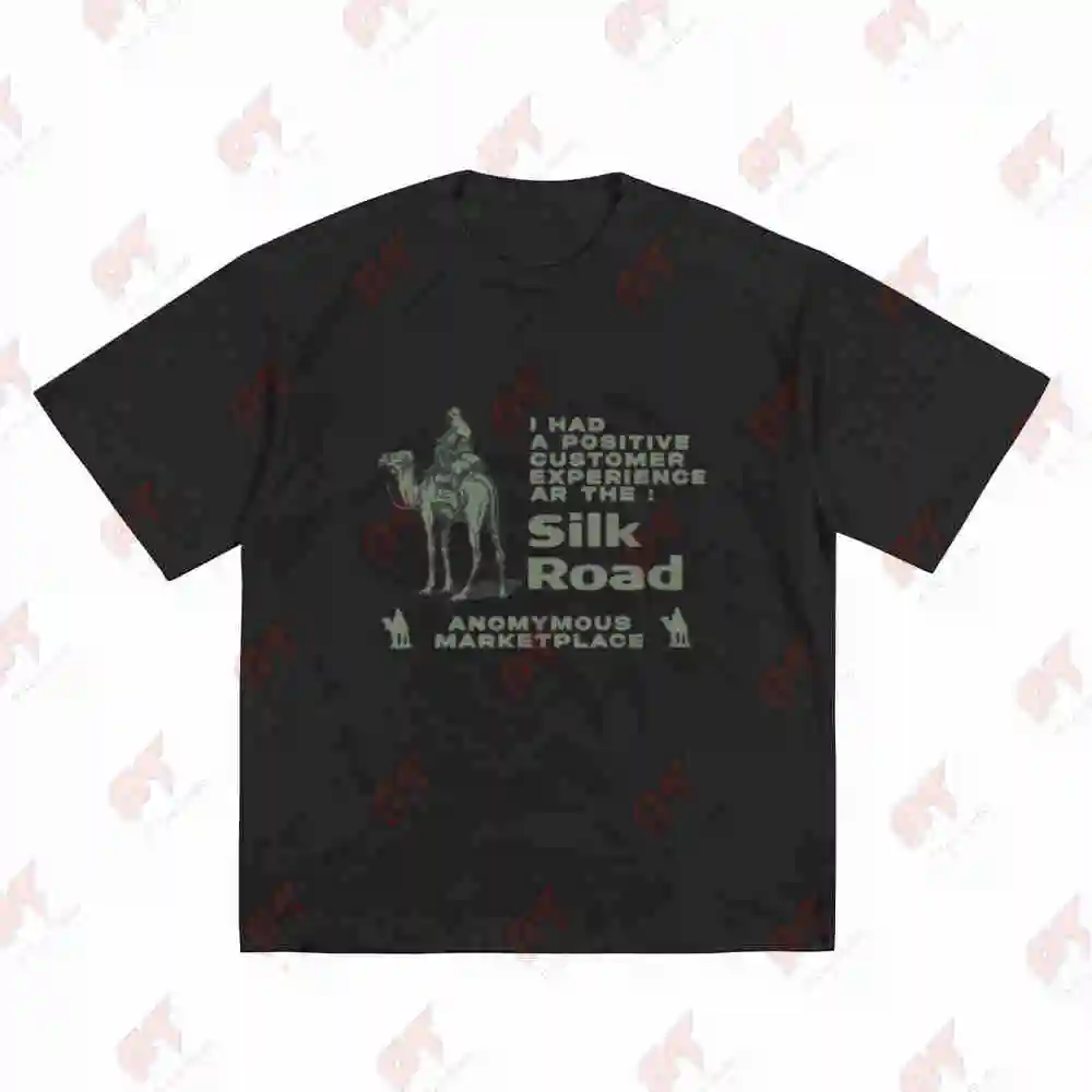 I Had A Positive Customer Experience At The Silk Road Funny Drug Meme Short Sleeve Tee 100% Cotton T-Shirt
