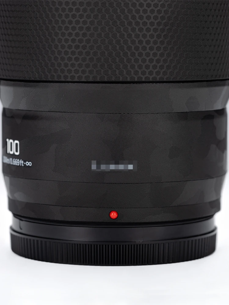 For Panasonic Lumix S 100Mm F2.8 Lens Sticker Protective Skin Sticker Vinyl Wrap Film Anti-Scratch Protector Jas S100 F2.8