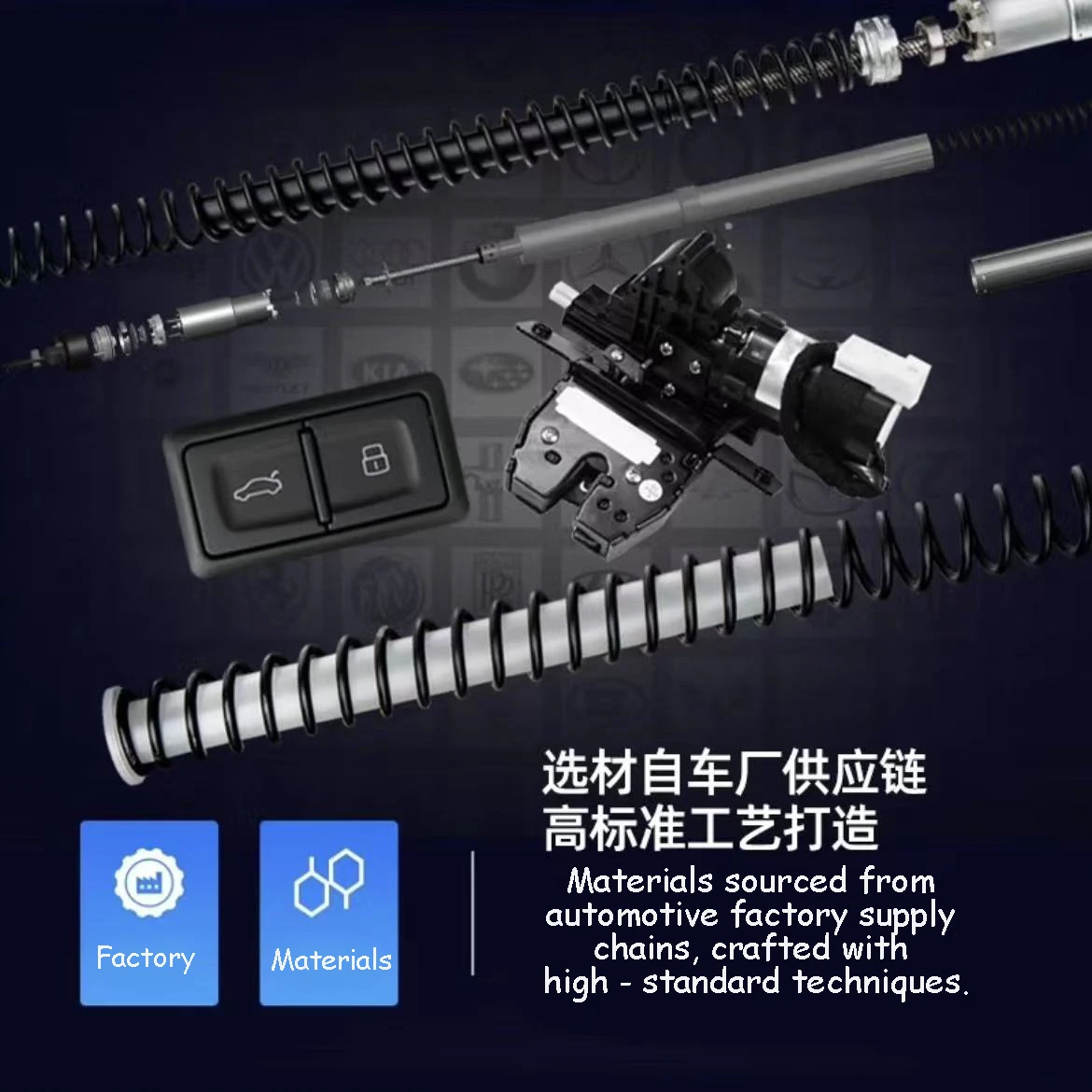 ل MG 5 SW EV/MG 5 EV EP22 2019-2024 أقفال شفط أوتوماتيكية للباب الخلفي الكهربائي مناسبة لنظام تعديل صندوق السيارة