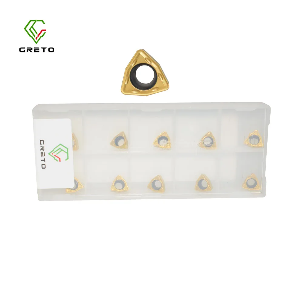 

U-сверло WCMX GRETO WCMX040208FN GT4201 GT4204 Твердосплавные вставки Сменная дрель для резки металла WCMX 040208 FN