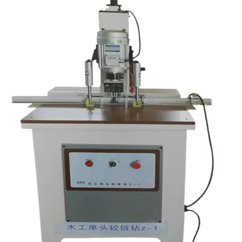 

Single head hinge drilling machine, panel furniture machine, wardrobe door vertical machine