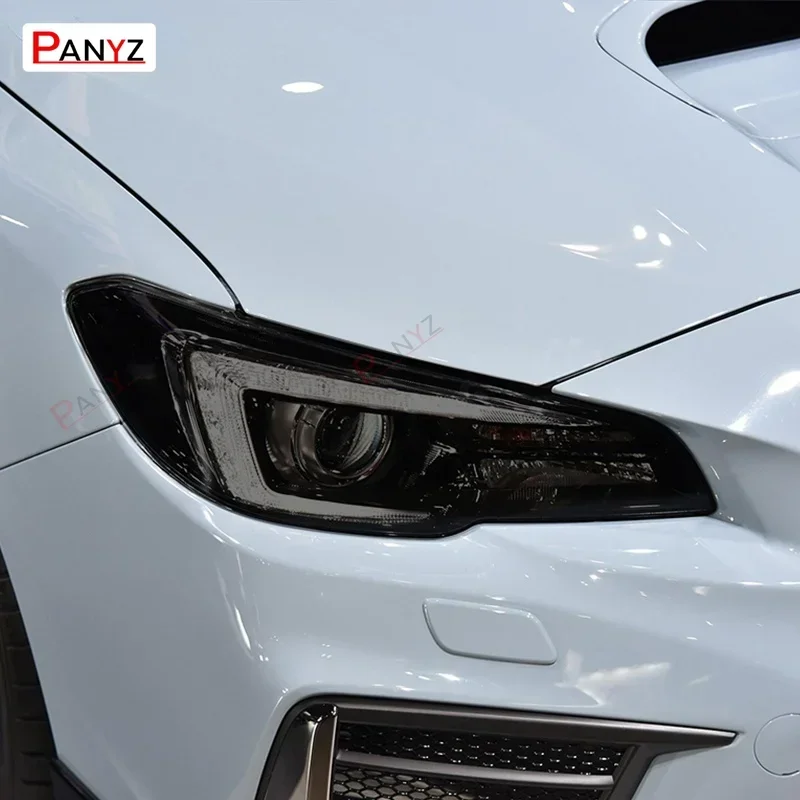 

2 Pcs Car Headlight Protective Film Front Smoked Black TPU Sticker For Subaru Forster WRX BRZ Outback Legacy Impreza Accessories