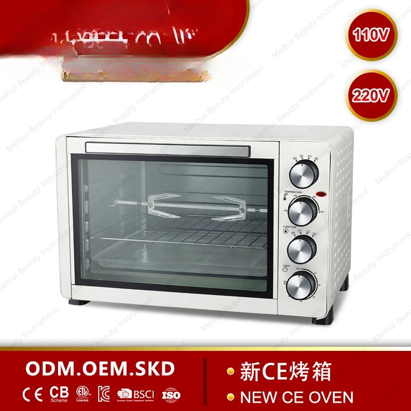 

Духовка 48л Бытовая многофункциональная электрическая духовка для выпечки с двойной горелкой Производитель источника