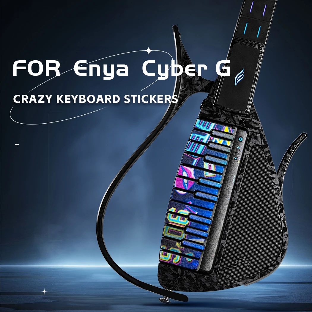

For Enya Cyber G - Smart Air Guitar Sticker, Keyboard Decal, Custom Skin, Protective Cover, Musical Accessories