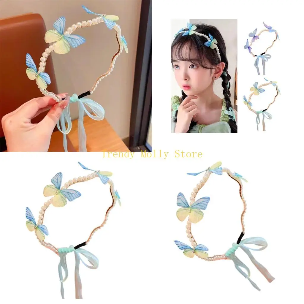 

N5KB Children Tiaras Crowns Headbands Wedding Costume Headwear Pageant Queen Parties