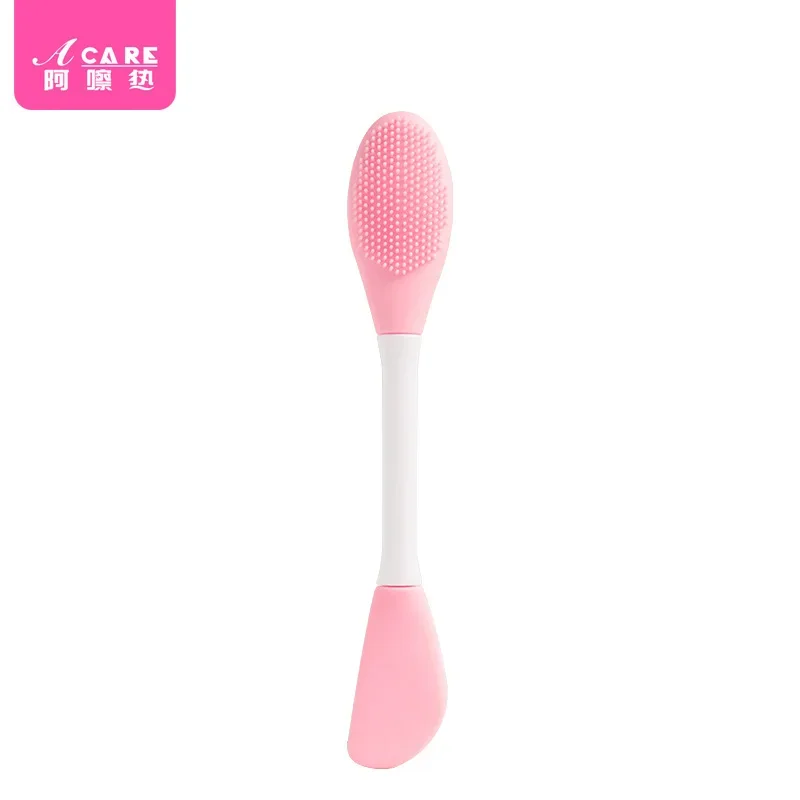 Dx01/mask brush/A1PQ8-Facial brush double-headed DIY facial mask mixing stick cleansing pore makeup remover facial clean