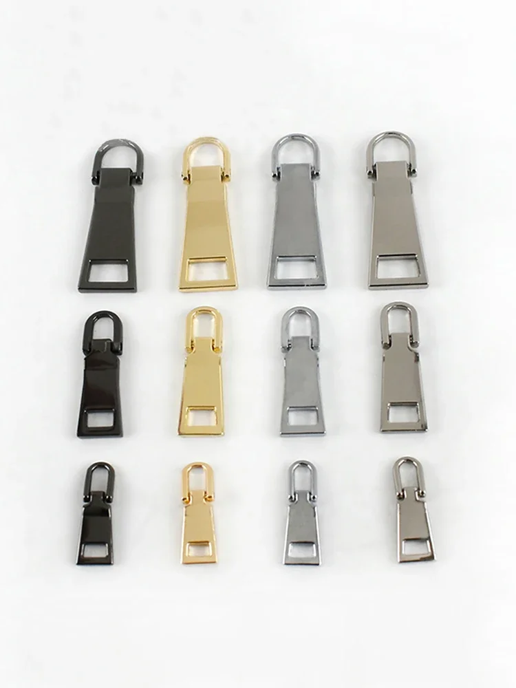 Meetee 10 Stuks Afneembare Metalen Ritsen Trekkers Voor 3 #5 #8 # Rits Schuifregelaars Hoofd Reparatie Kits Ritssluiting Tab Diy Naaien Ambacht - afbeelding 2