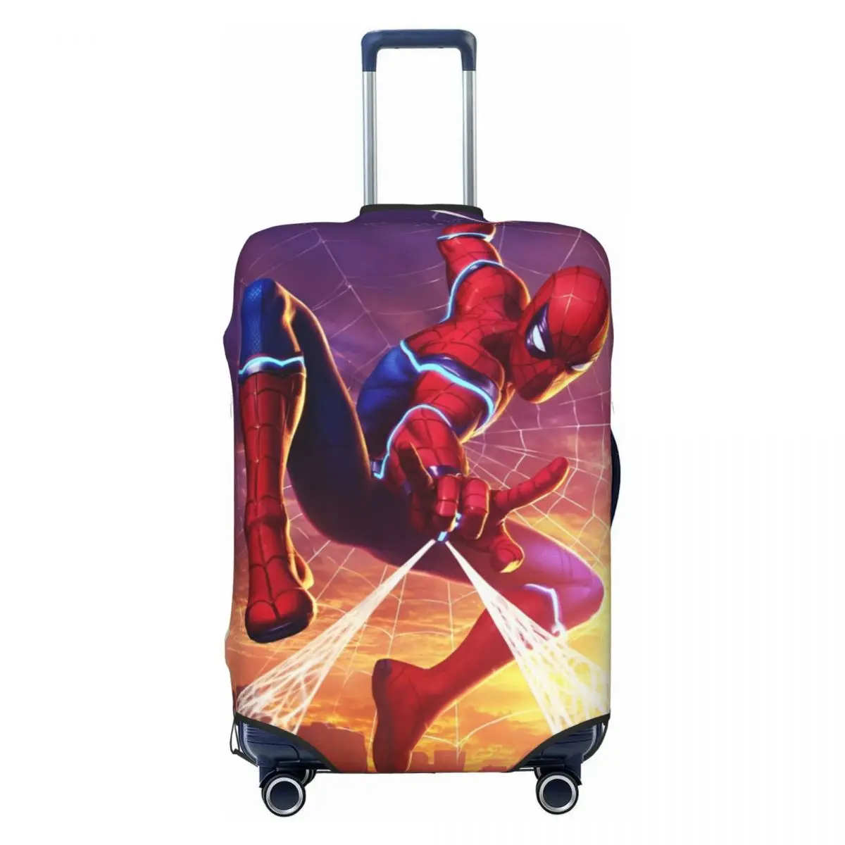 

Чехол для багажа с изображением Человека-паука, аниме-героя, эластичный чехол для багажа с мультяшным принтом, защитные чехлы для дорожного чемодана, подходит для 18-32 дюймов