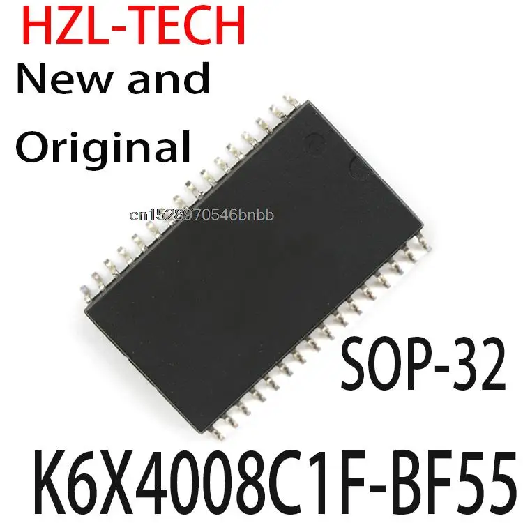 5PCS New and Original  SOP-32 K6X4008C1F BF55 TSOP-32 Memory chips 512Kx8 bit Low Power full CMOS Static RAM K6X4008C1F-BF55