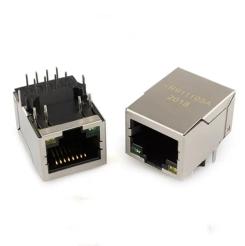 50pcs HR911105A RJ45 Network Socket Filter HR911105 Transformer Socket