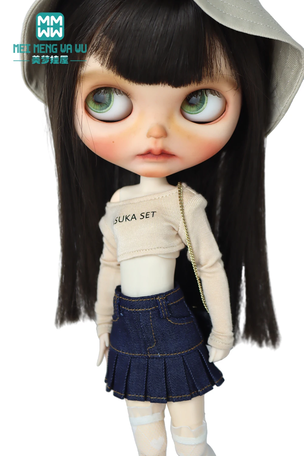 Blyth Azone-Vêtements de beurre OB22 et OB24, Tricots à la mode, Jupes en jean, Jouets, Cadeau, 30cm