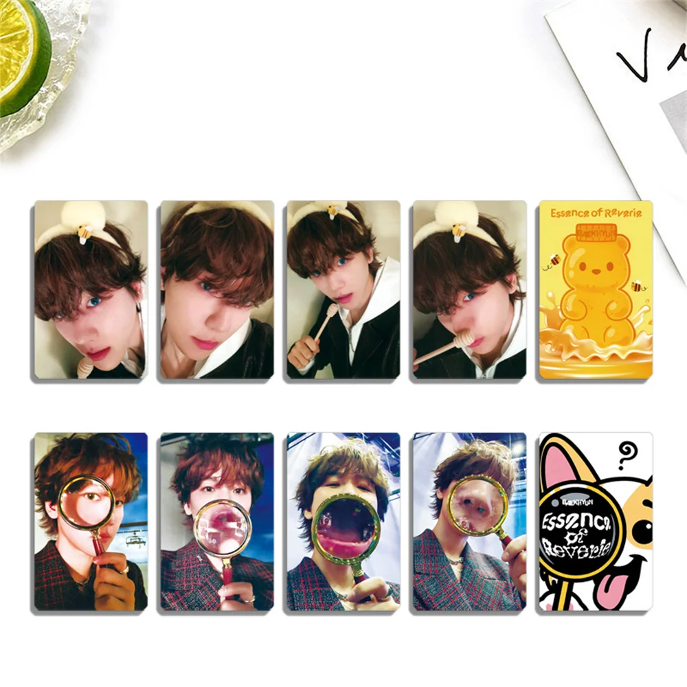 KPOP BAEKHYUN Selfie PhotoCard ESSENCE OF REVERIE SOLO Album Tesserino Collezione di fan Negozio POP-UP LUCKY DRAW Event