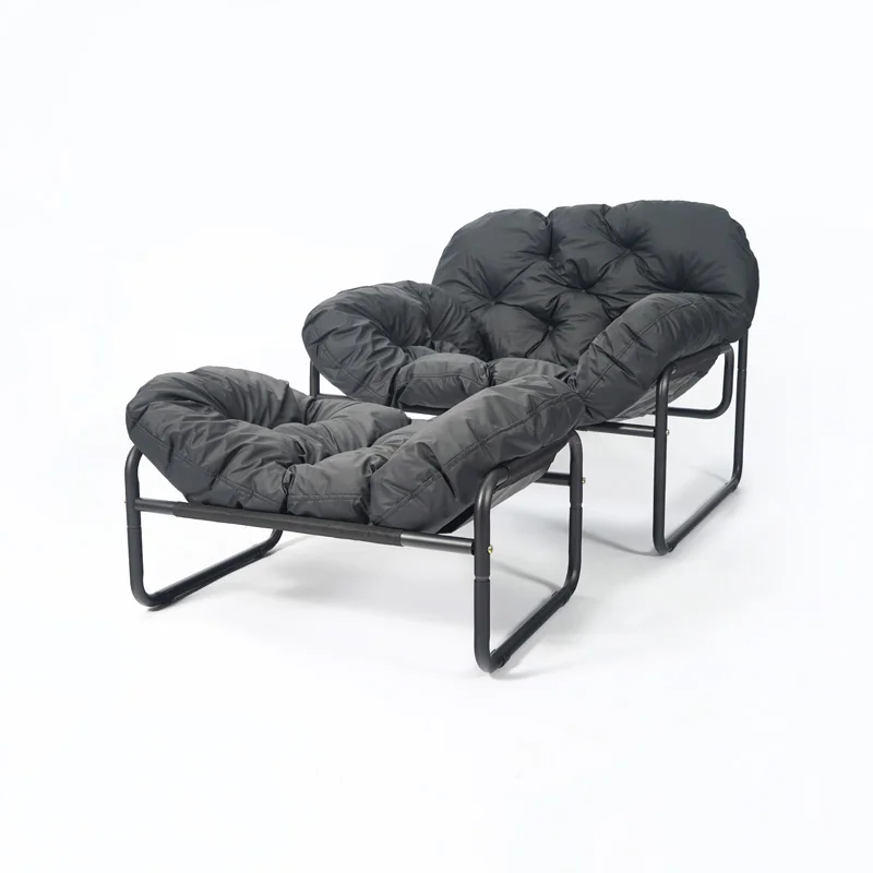 Modern bean bag adult sofa chair cross lazy metal design home furniture living room balcony sleep leisure