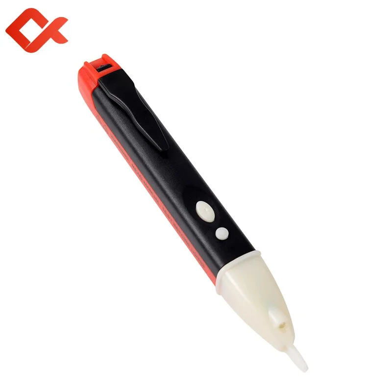 QHTITEC Non-Contact Electric Pen 90-1000V AC 50-500Hz Voltage Detector Test Pens LED Light Indicator Pencil Stick Luminous