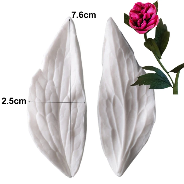 Peony Leaf Petals Silicone Mold Cake Decorating Fondant Cake Decorating Tools Sugar Resin Water Paper Clay Flower Mould M2152