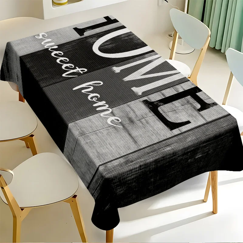 Soft, fashionable and beautiful printed tablecloth. Machine washable and easy to clean.