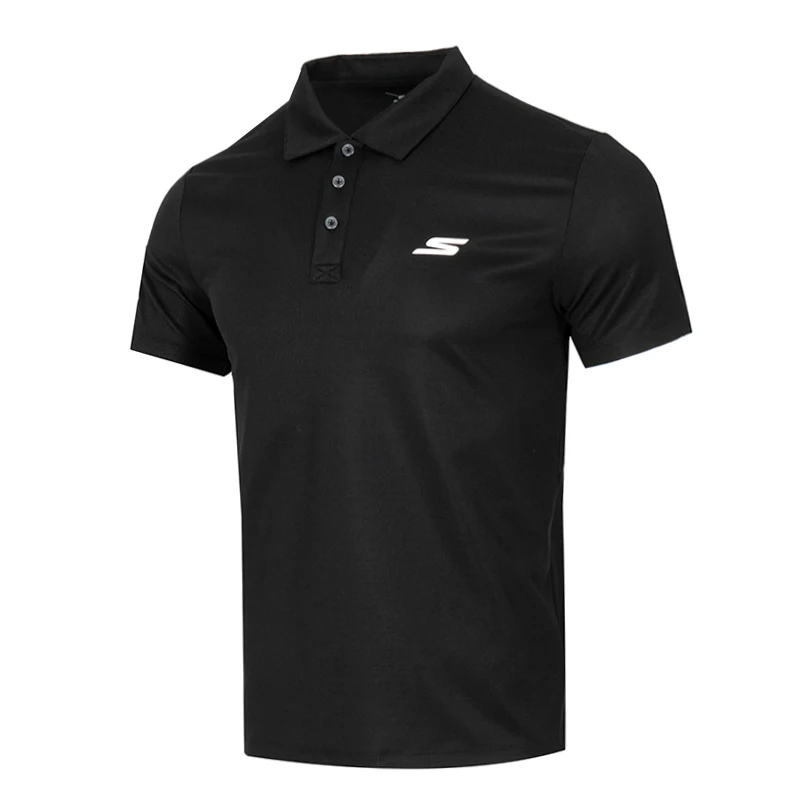 

Skechers Short-Sleeved Men's Breathable and Comfortable Business Polo Shirt Outdoor Sports Running T-Shirt P224M126-03K8