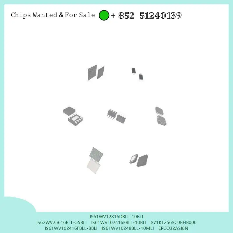 chip chip Integrated circuit chip MCU chip IS61WV12816DBLL-10BLI IS62WV25616BLL-55BLI IS61WV102416FBLL-10BLI S71KL256SC0BHB000