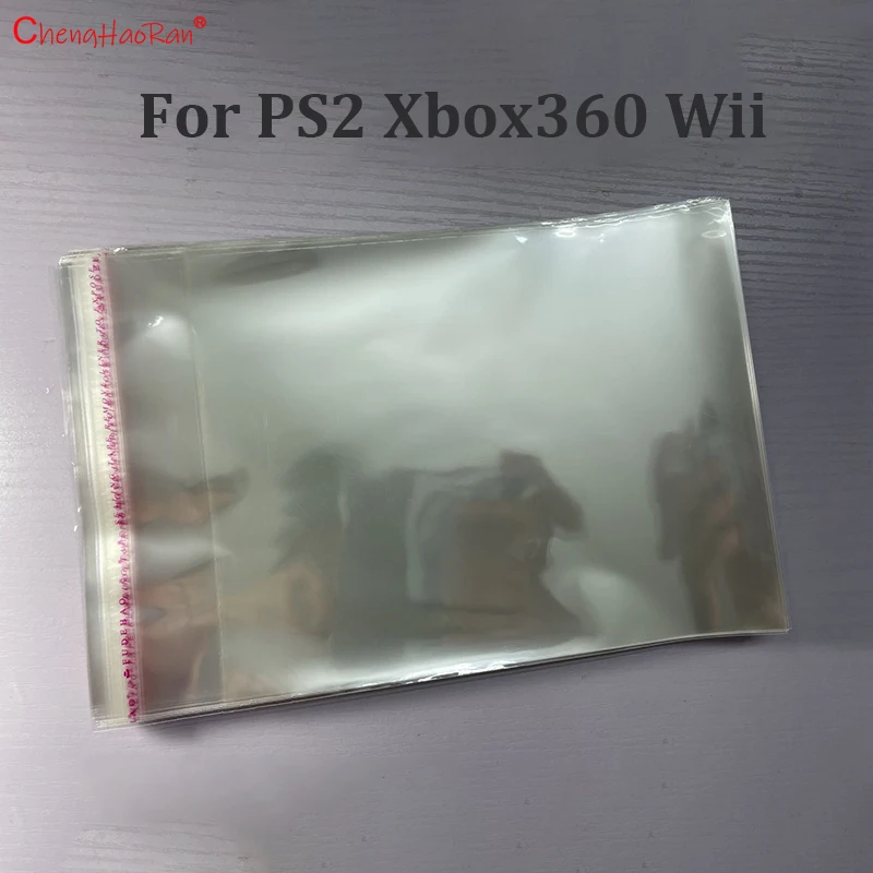 100PCS Game Disc Box Self-Adhesive Protective Bags For PS1 2 3 4 5 NS NS2 Wii Xbox360 3DS NDS  Moisture Proof  Dust-proof Bag