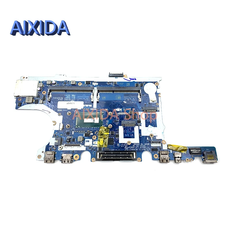 Aixida zbu10 LA-A961P CN-0Y15C1 CN-0420PP CN-0R1VJD mainboard für dell latitude e7450 7450 laptop motherboard i3 i5 i7 cpu