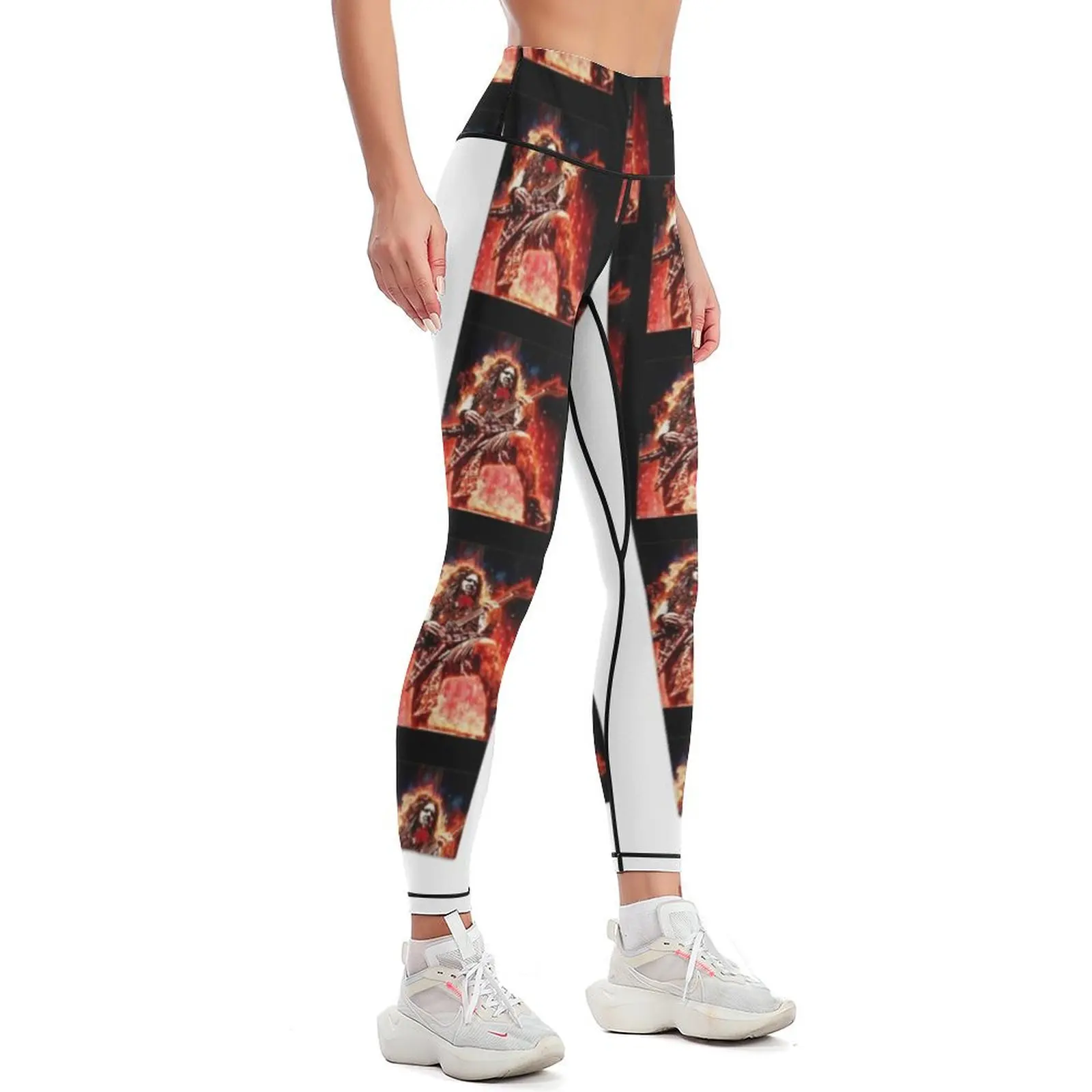 Darrell Guitar Legends Leggings sports for push up fitness set gym Women's high waist legings for fitness Womens Leggings