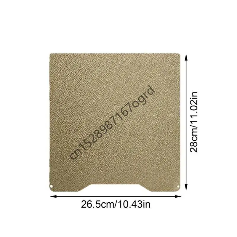 Tall Temperature Resistant Double Partial PEI Varnished Printbed Pliable Steel Sheet 265x280mm Release 634A