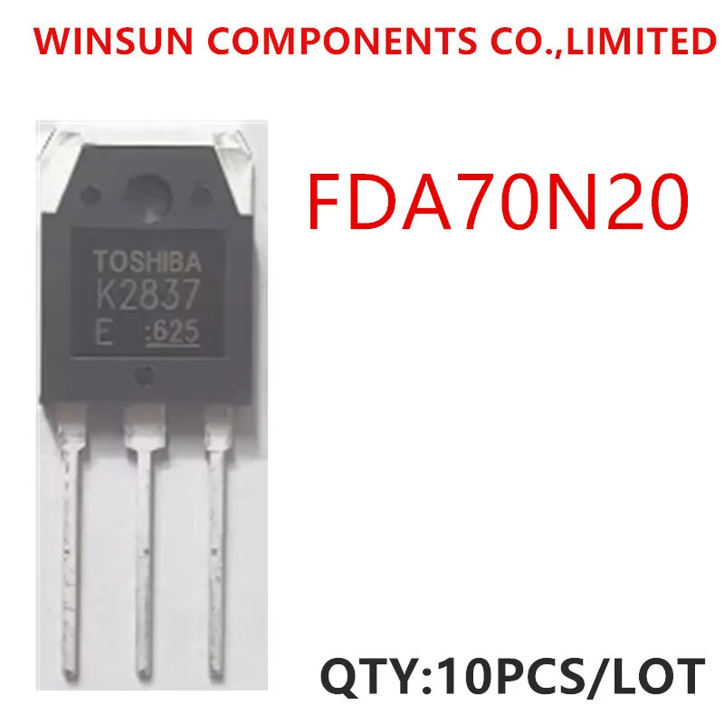 100% New Imported Original FDA70N20 TO-3P N-channel MOS FET 200V 70A