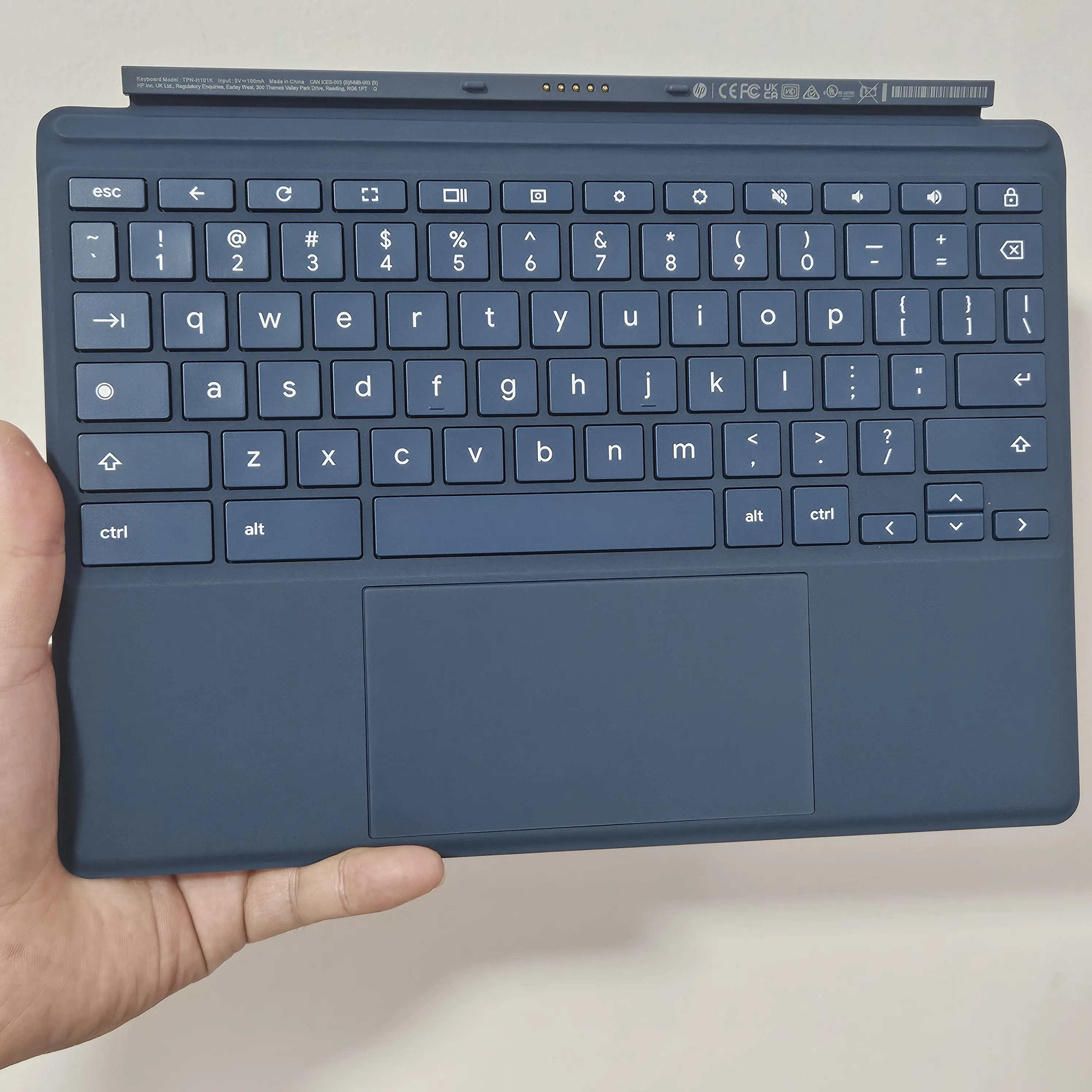 

Новая американская клавиатура TPN-H101K для ноутбука HP Chromebook x2 11-DA 11-da0023dx, синяя, США, Великобритания