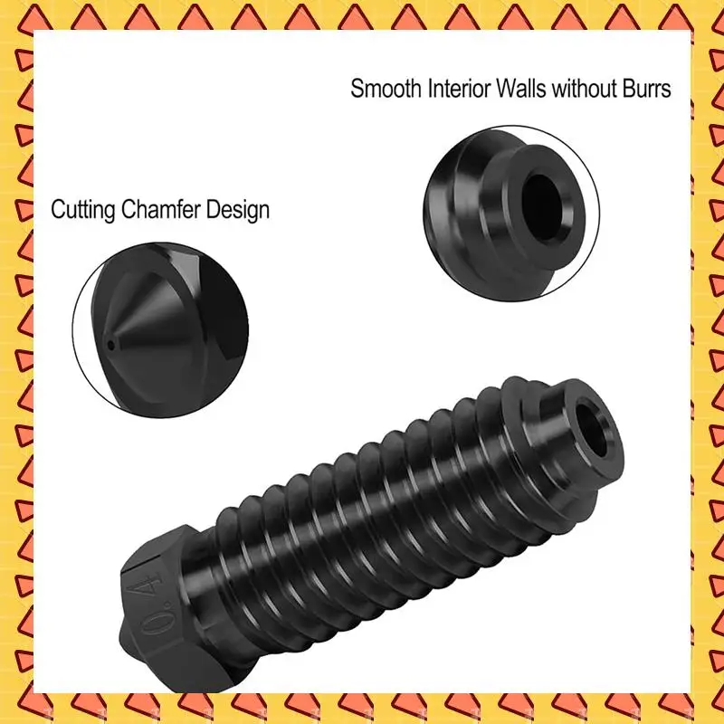

A008 10PCS Volcano Hardened Steel Nozzle Kit For Anycubic-Kobra 3 3D Printer With Cleaning Needle & Tweezer