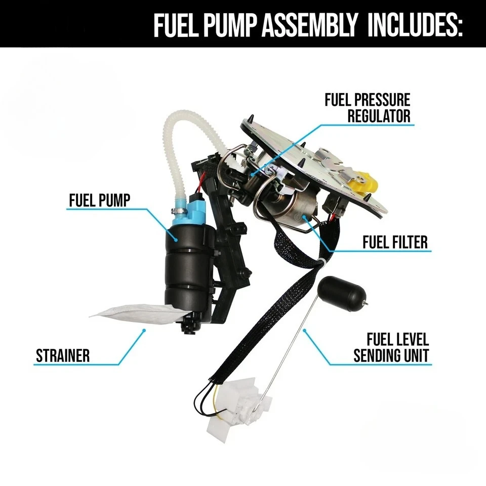 WHB HIGH QUALITY EFI Motocycle Fuel Pump Module Assembly oil pump for Harley Davidson FLST FXST 2006-2007 62897-01B 6289701B