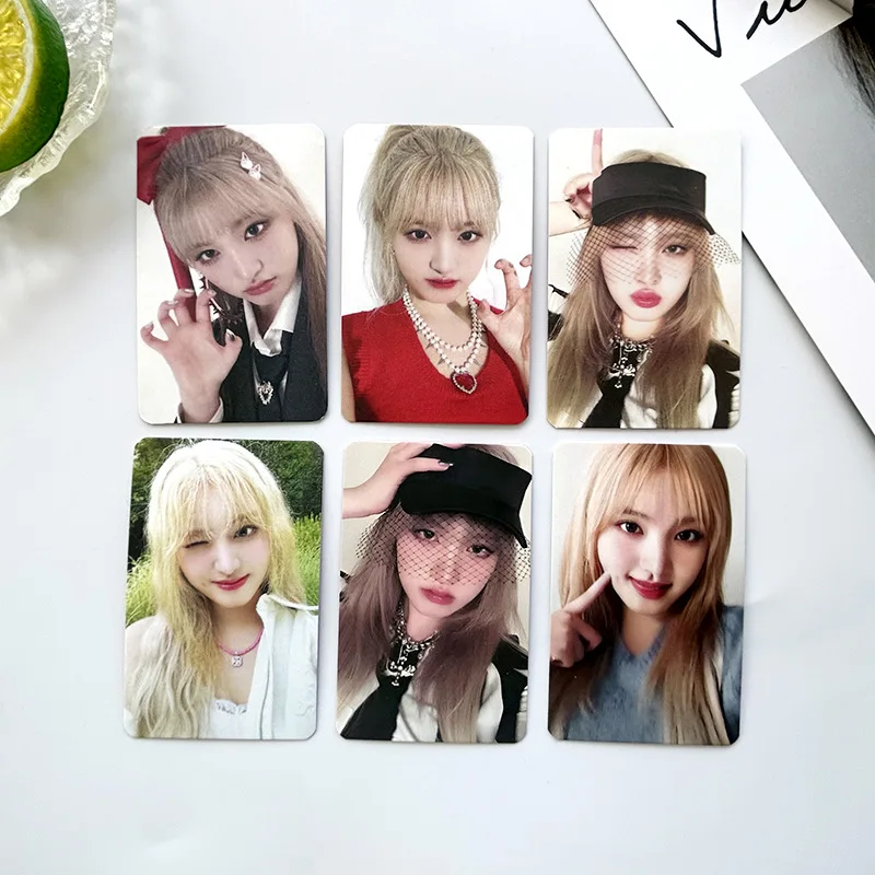 6Pcs/Set New KPOP Idol Album Photo Cards Self Made Card Postcards For Fans Collection Gifts