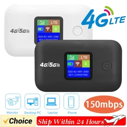 4G Lte Router Wireless Wifi Portable Modem Mini Outdoor Hotspot Pocket Mifi 150mbps Repeater 3000mAh with Sim Card Slot