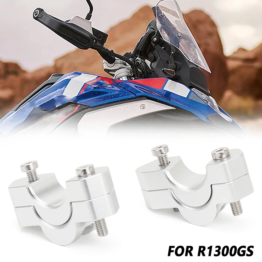 

For BMW R1300GS Handlebar Riser Drag Handle Bar Clamp Extend 15-30mm Adapter R 1300 GS ADV Adventure GS1300 2023-2025 Motorcycle
