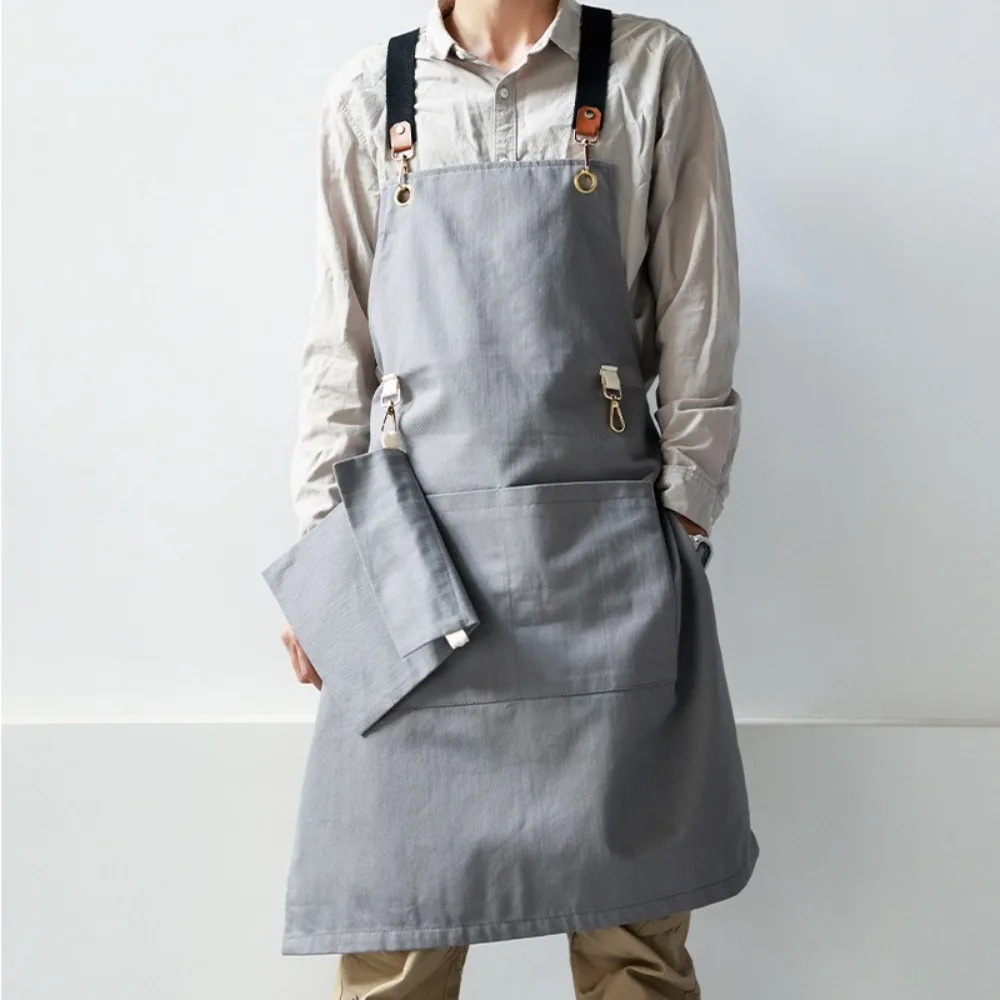 

Портативный регулируемый рабочий фартук для дома с карманами для инструментов, кухонные фартуки с несколькими карманами, кухонные фартуки для гриля