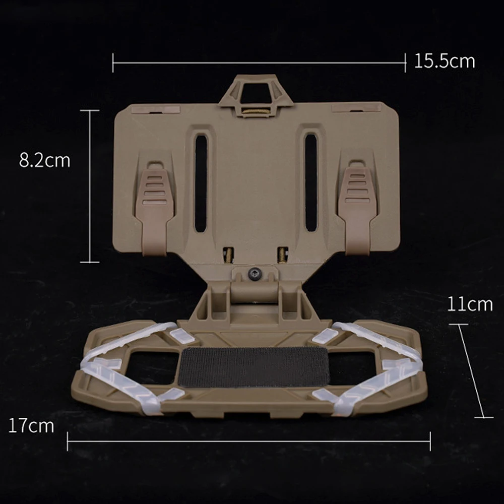 전술 접이식 내비게이션 보드, 휴대폰 MOLLE 거치대 Nav 보드, 플립 라이트 핸드폰 기어 홀스터, 에어소프트 부착 조끼