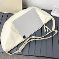 Stylish Dumpling Shaped PU Crossbody Bag for Men, Suitable for Casual Outings and Large Capacity Needs 4